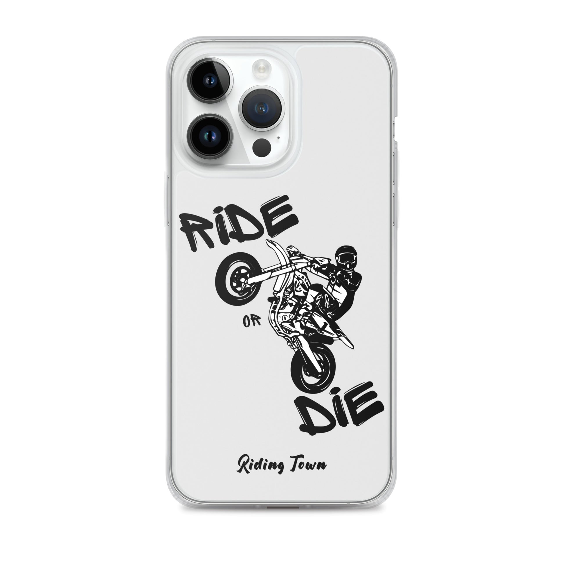 Coque pour iPhone® - SUPERMOTBOY - Blanche - Riding Town