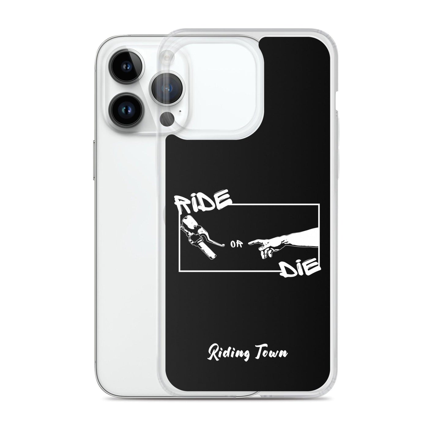 Coque iPhone® - SIXTINE - Noire - Riding Town