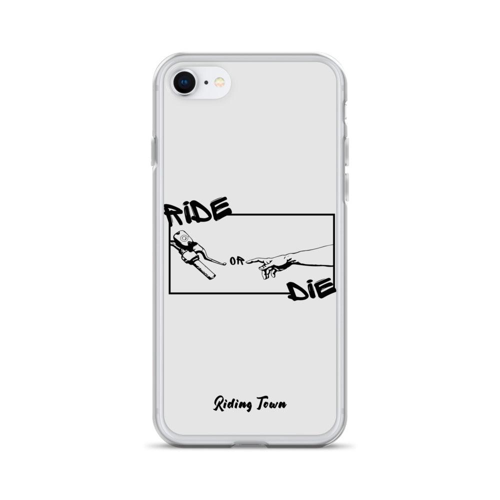 Coque iPhone® - SIXTINE - Blanche - Riding Town