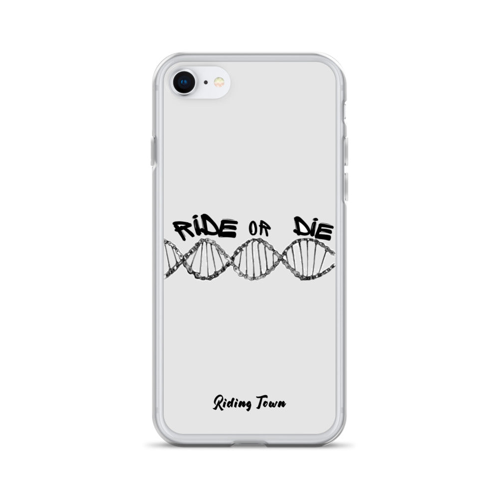 Coque iPhone® - ADN - Blanche - Riding Town