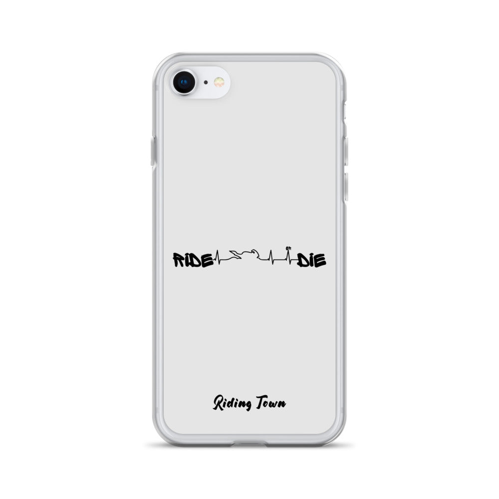 Coque iPhone® - HEARTBEAT - Blanche - Riding Town