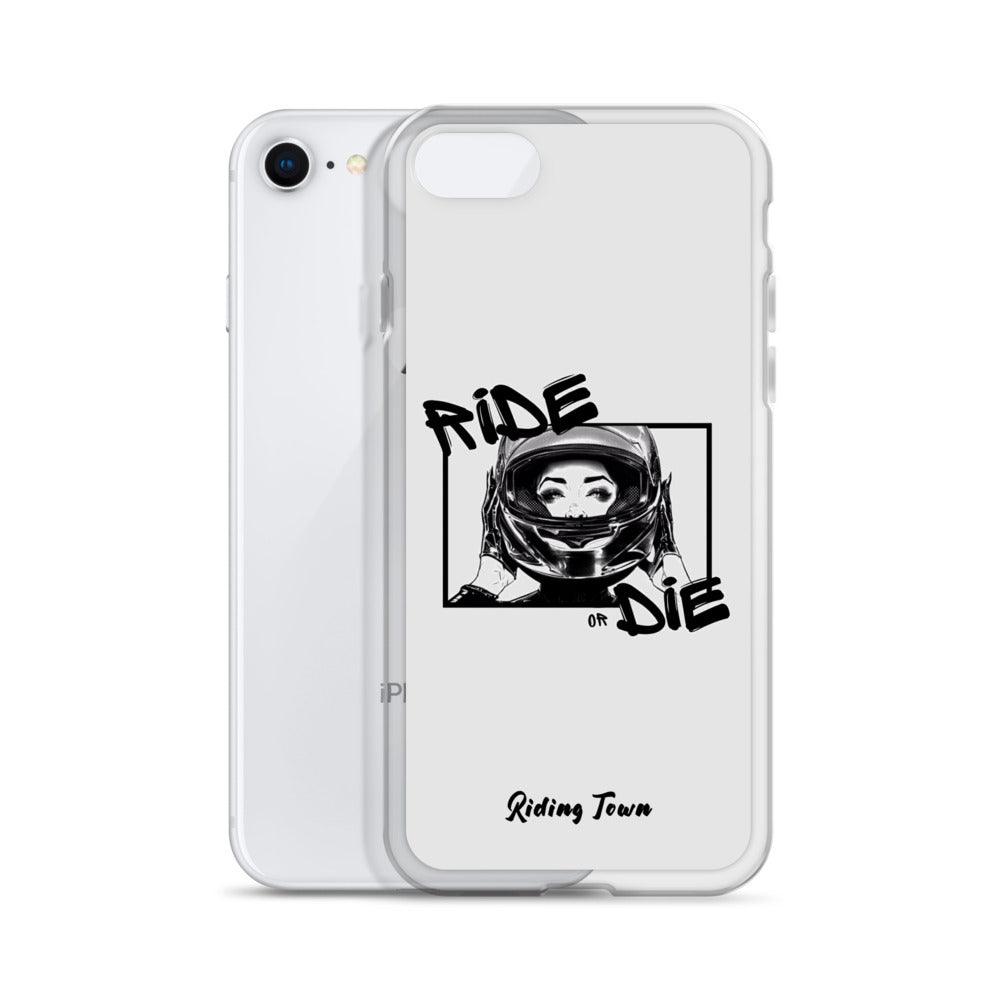 Coque iPhone® - FATALEYES - Blanche - Riding Town