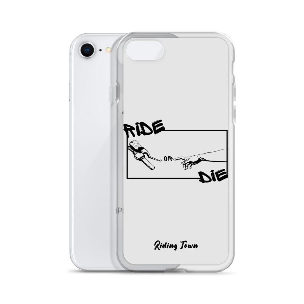 Coque iPhone® - SIXTINE - Blanche - Riding Town