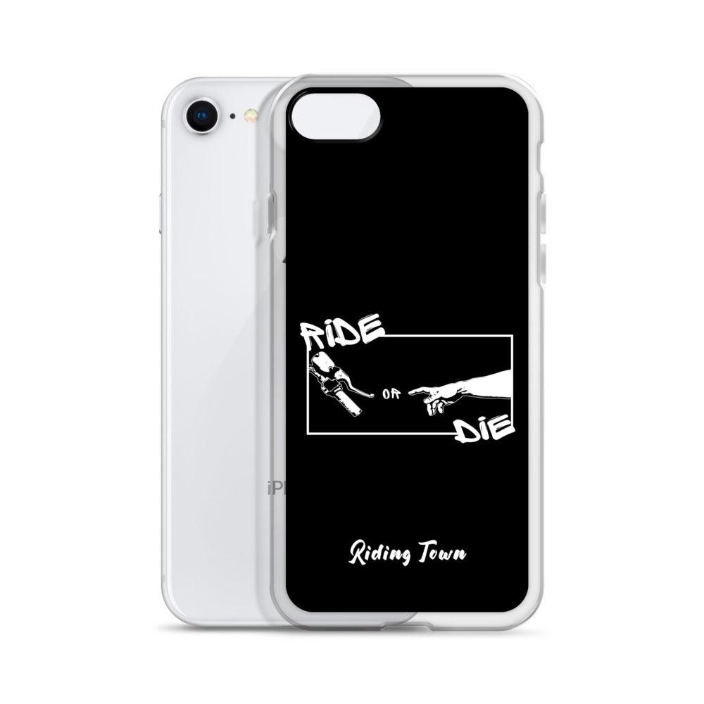 Coque iPhone® - SIXTINE - Noire - Riding Town