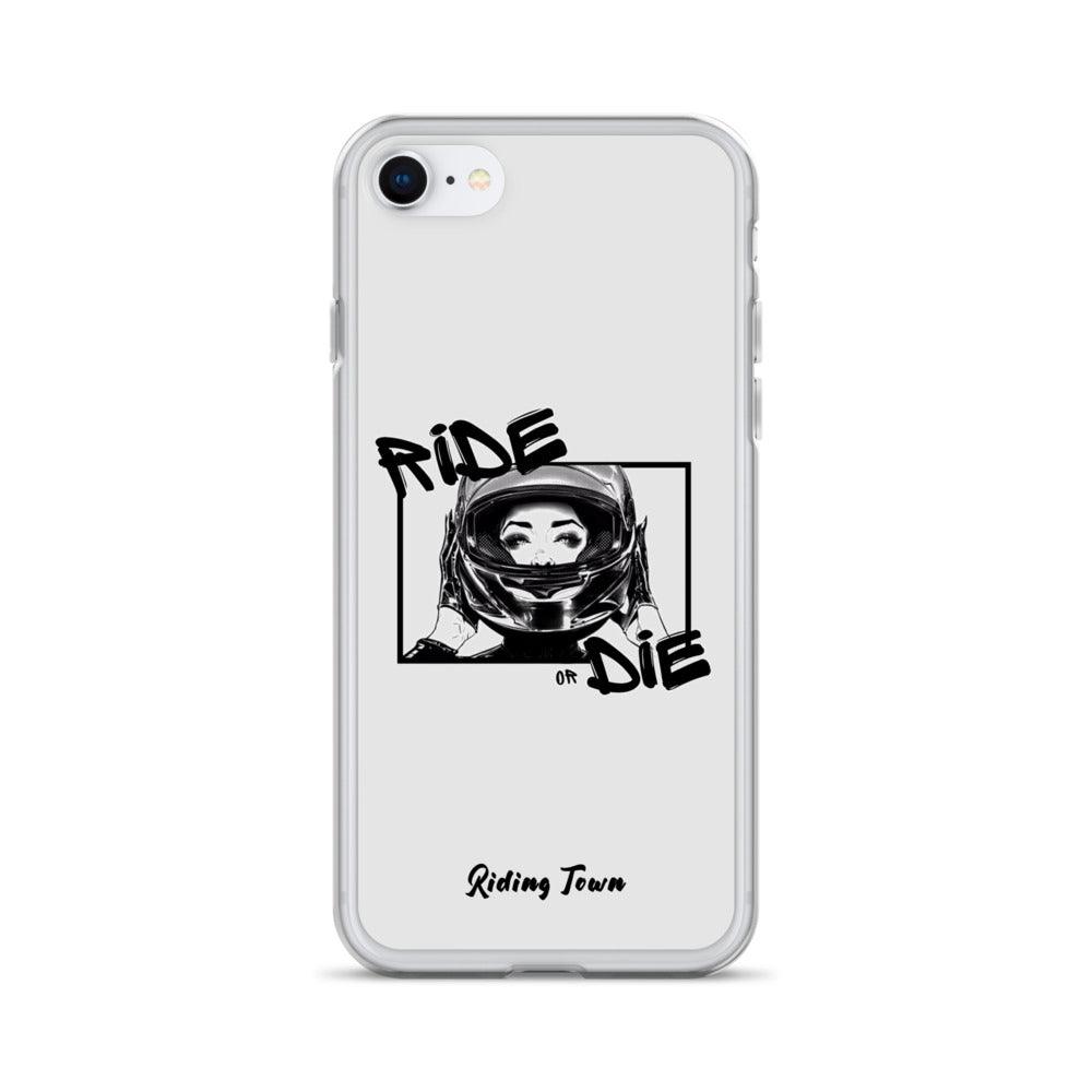 Coque iPhone® - FATALEYES - Blanche - Riding Town