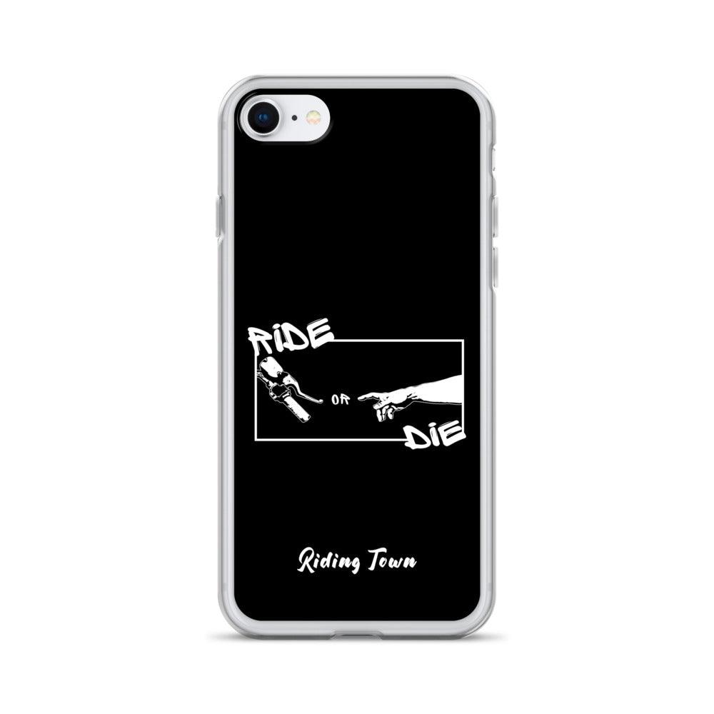 Coque iPhone® - SIXTINE - Noire - Riding Town