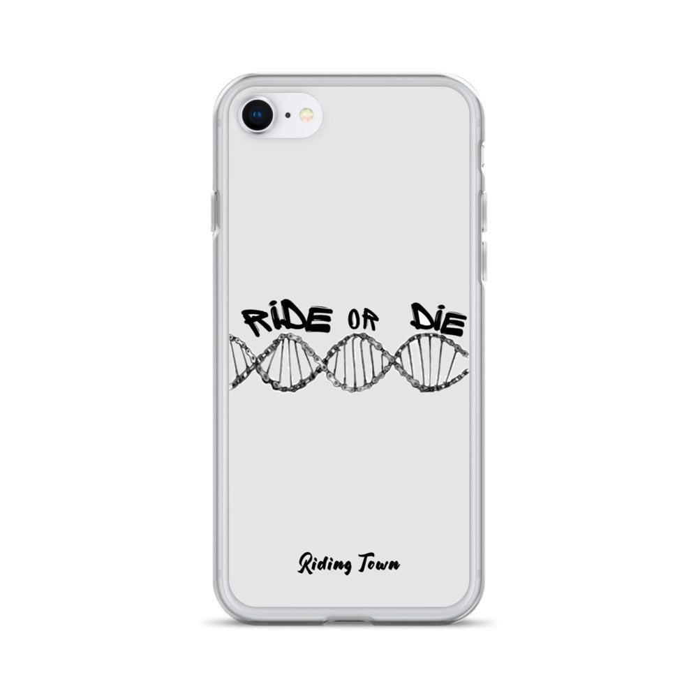 Coque iPhone® - ADN - Blanche - Riding Town