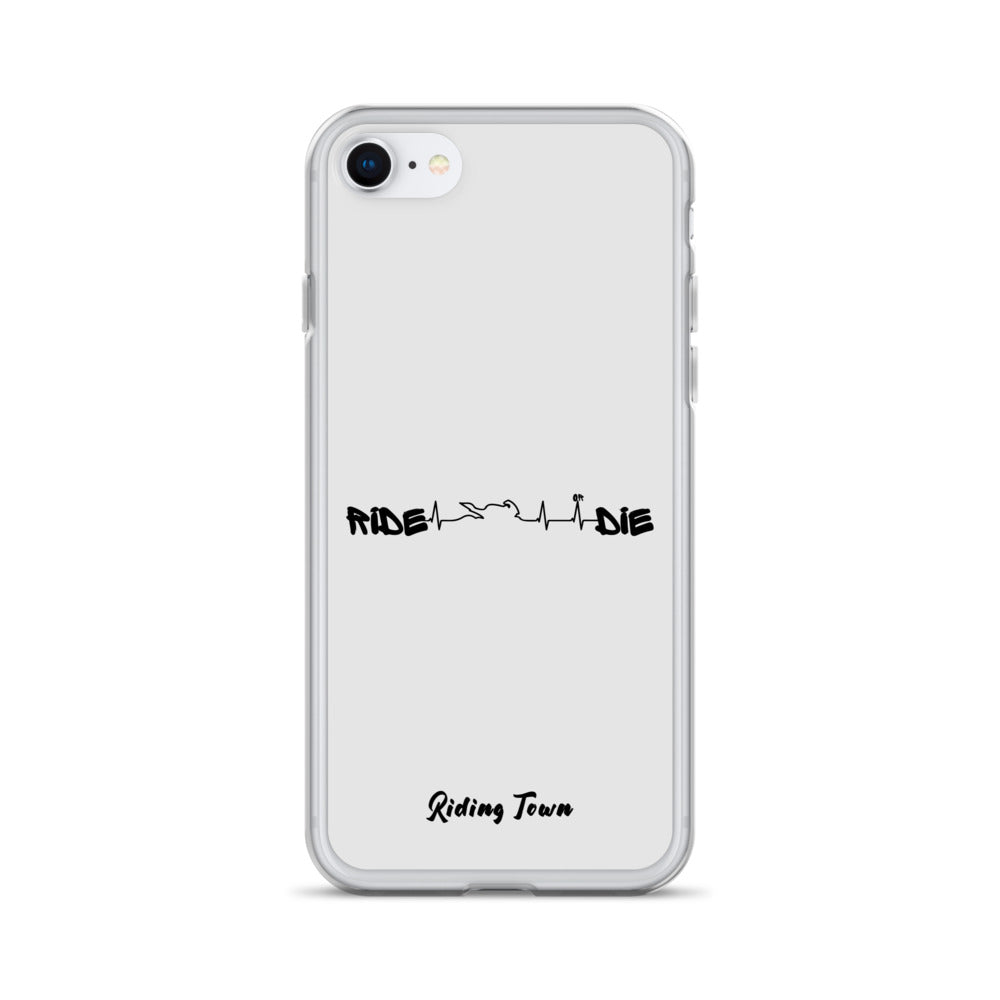 Coque iPhone® - HEARTBEAT - Blanche - Riding Town