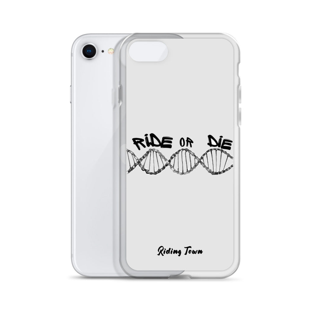 Coque iPhone® - ADN - Blanche - Riding Town