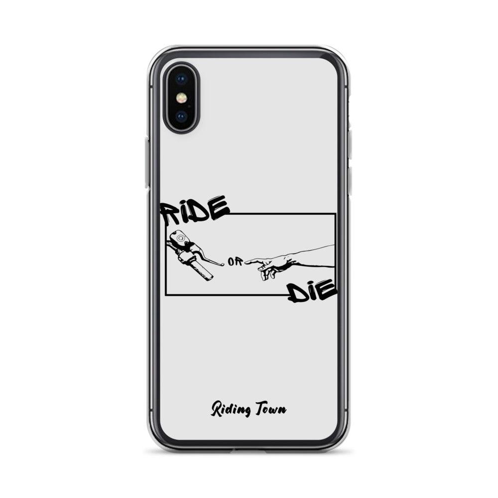 Coque iPhone® - SIXTINE - Blanche - Riding Town