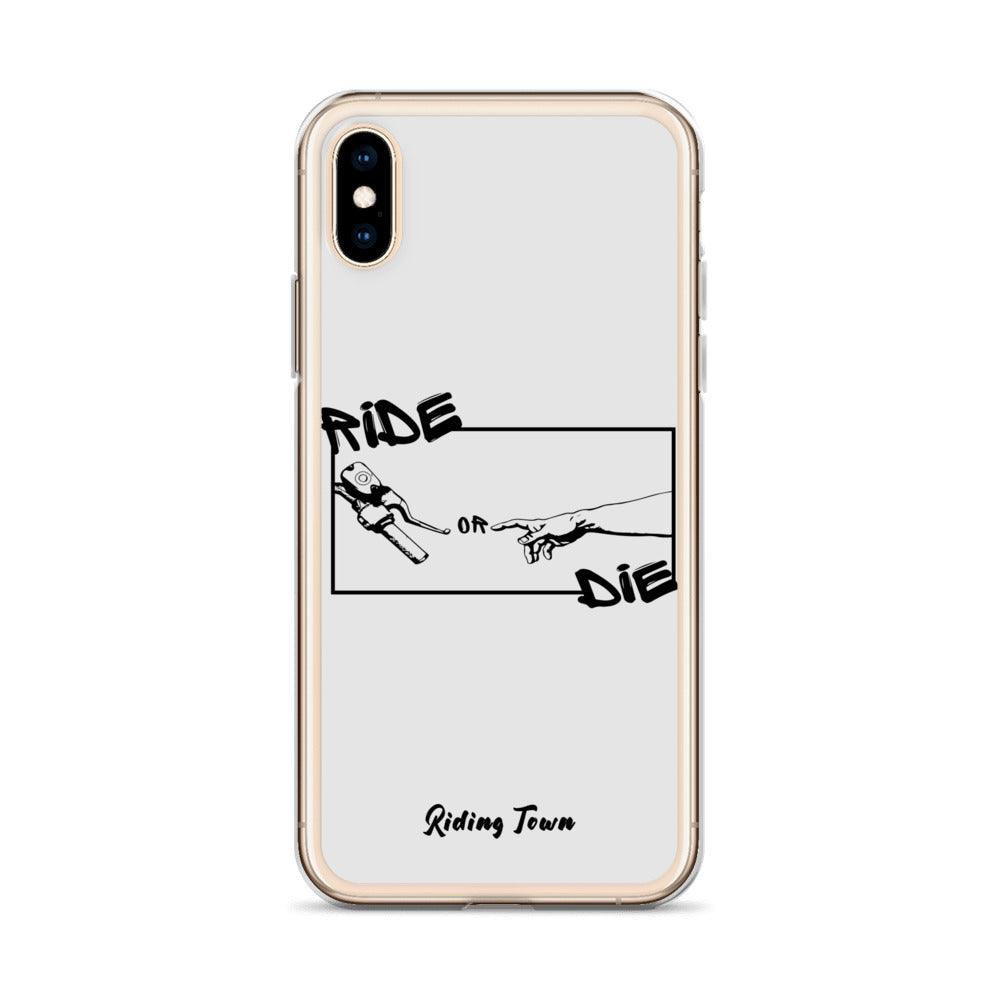 Coque iPhone® - SIXTINE - Blanche - Riding Town