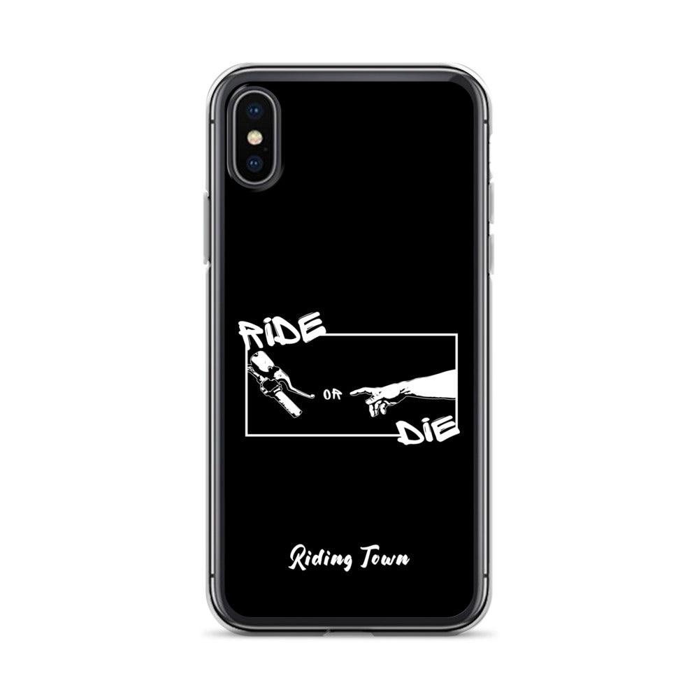 Coque iPhone® - SIXTINE - Noire - Riding Town