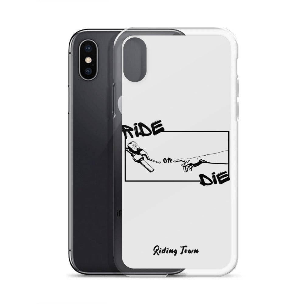 Coque iPhone® - SIXTINE - Blanche - Riding Town