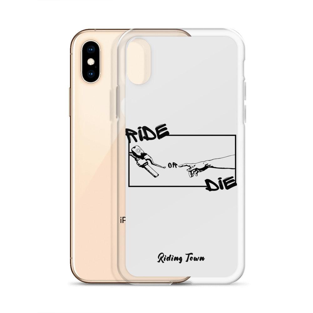 Coque iPhone® - SIXTINE - Blanche - Riding Town