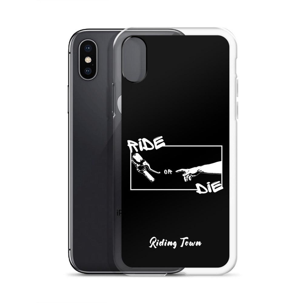 Coque iPhone® - SIXTINE - Noire - Riding Town