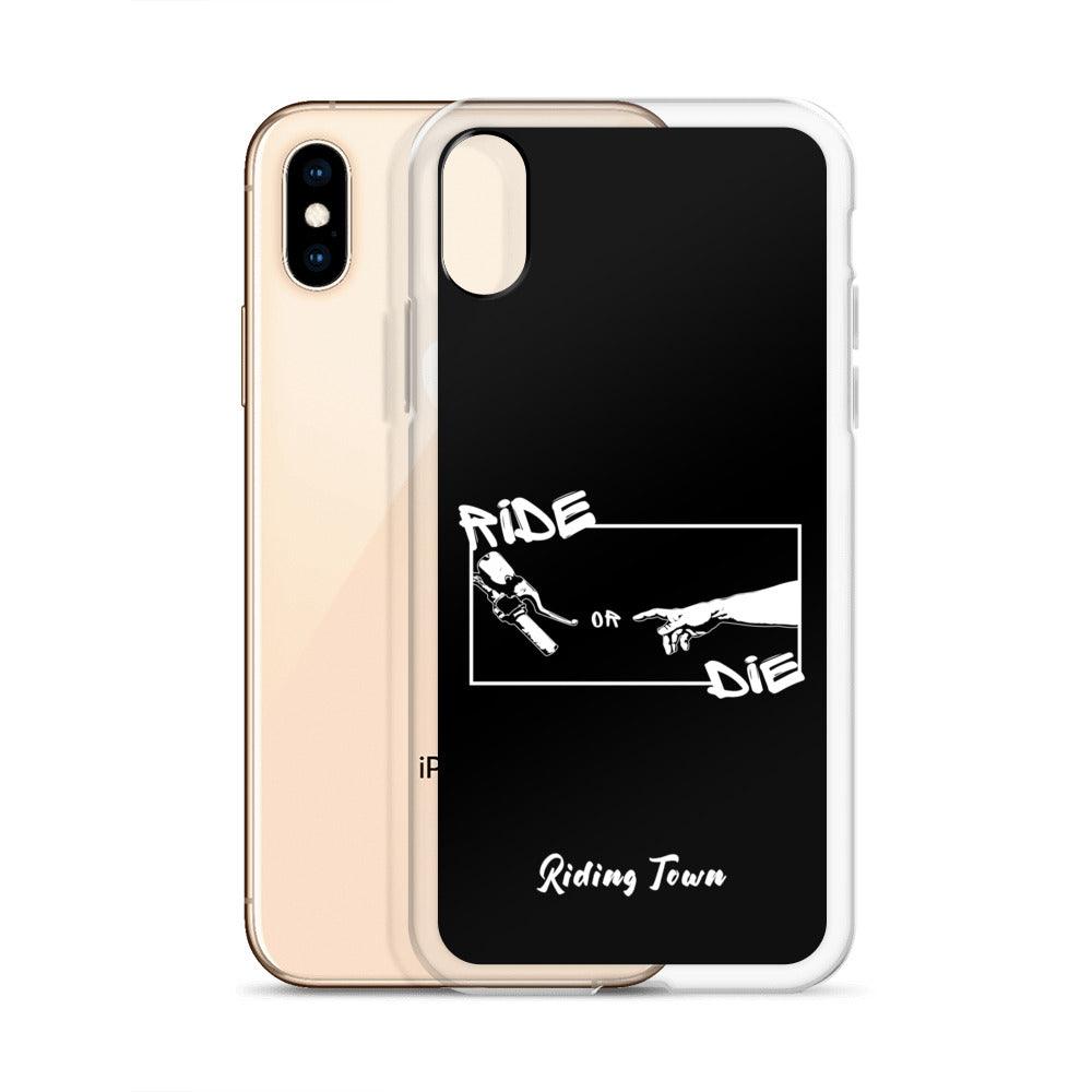 Coque iPhone® - SIXTINE - Noire - Riding Town