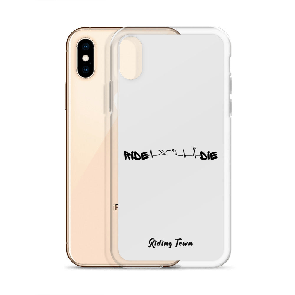 Coque iPhone® - HEARTBEAT - Blanche - Riding Town