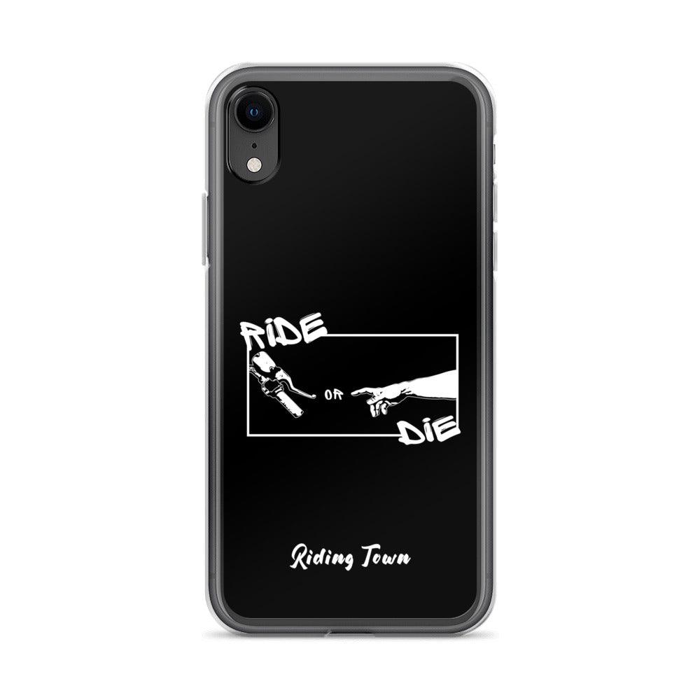 Coque iPhone® - SIXTINE - Noire - Riding Town