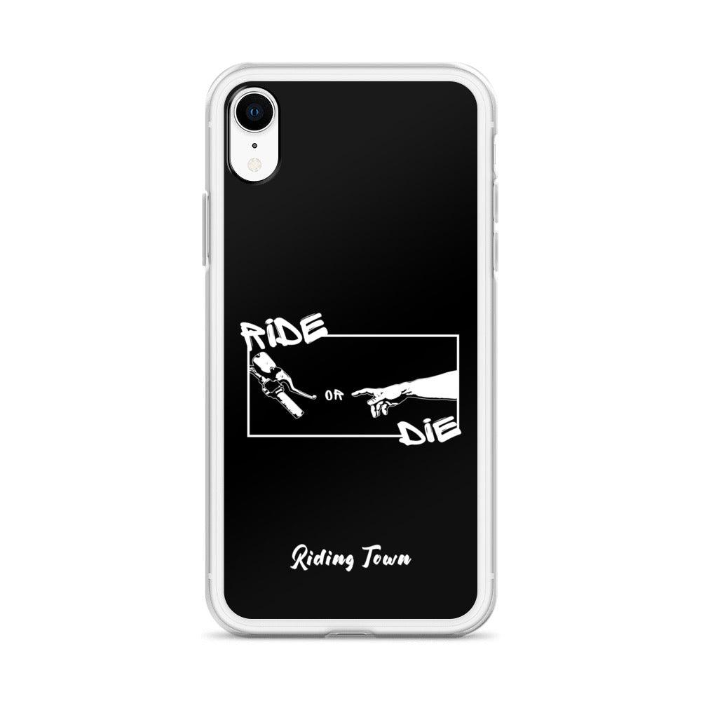 Coque iPhone® - SIXTINE - Noire - Riding Town