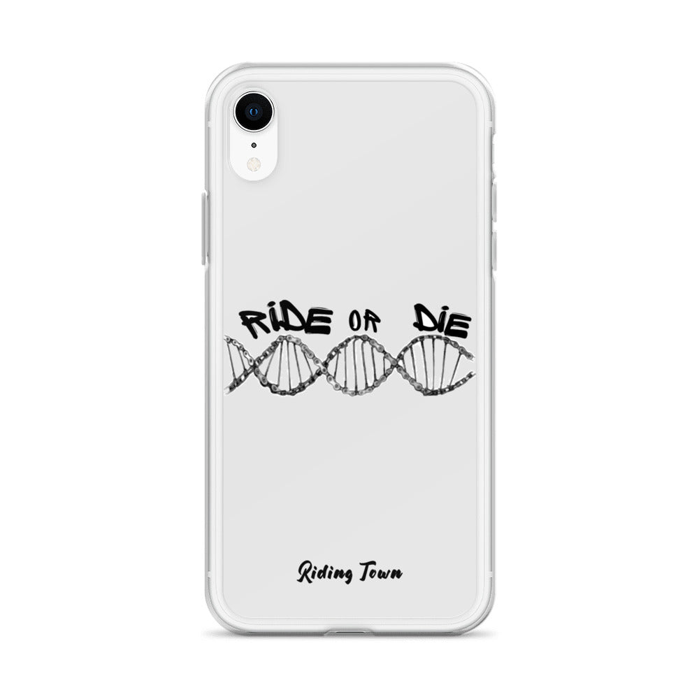 Coque iPhone® - ADN - Blanche - Riding Town