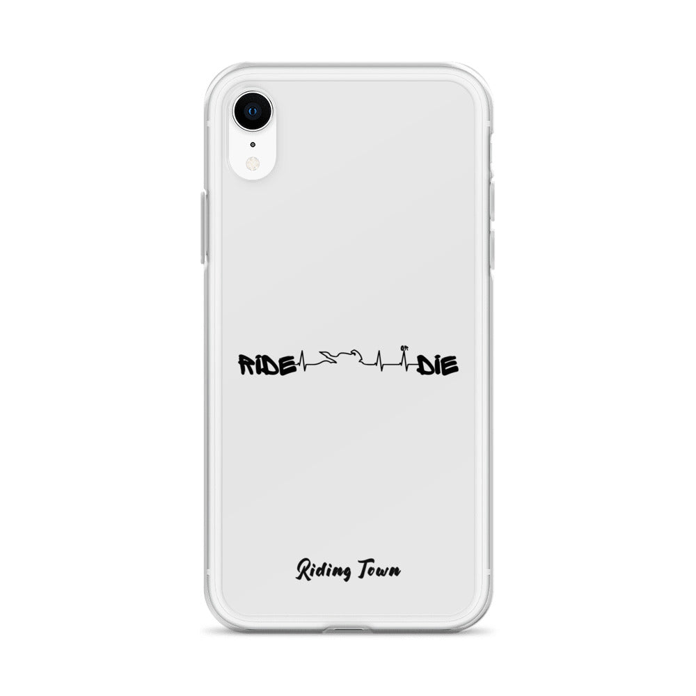 Coque iPhone® - HEARTBEAT - Blanche - Riding Town