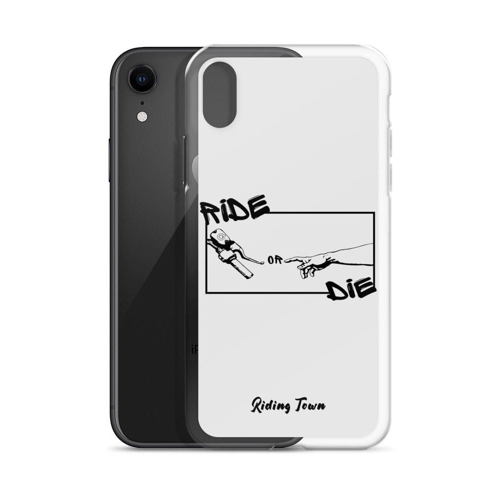 Coque iPhone® - SIXTINE - Blanche - Riding Town