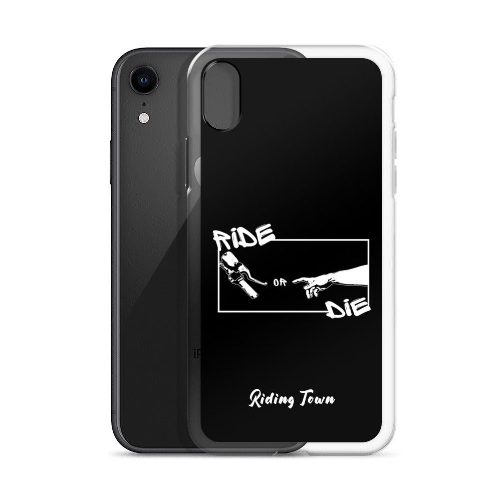 Coque iPhone® - SIXTINE - Noire - Riding Town