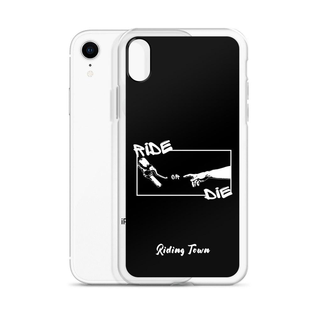 Coque iPhone® - SIXTINE - Noire - Riding Town