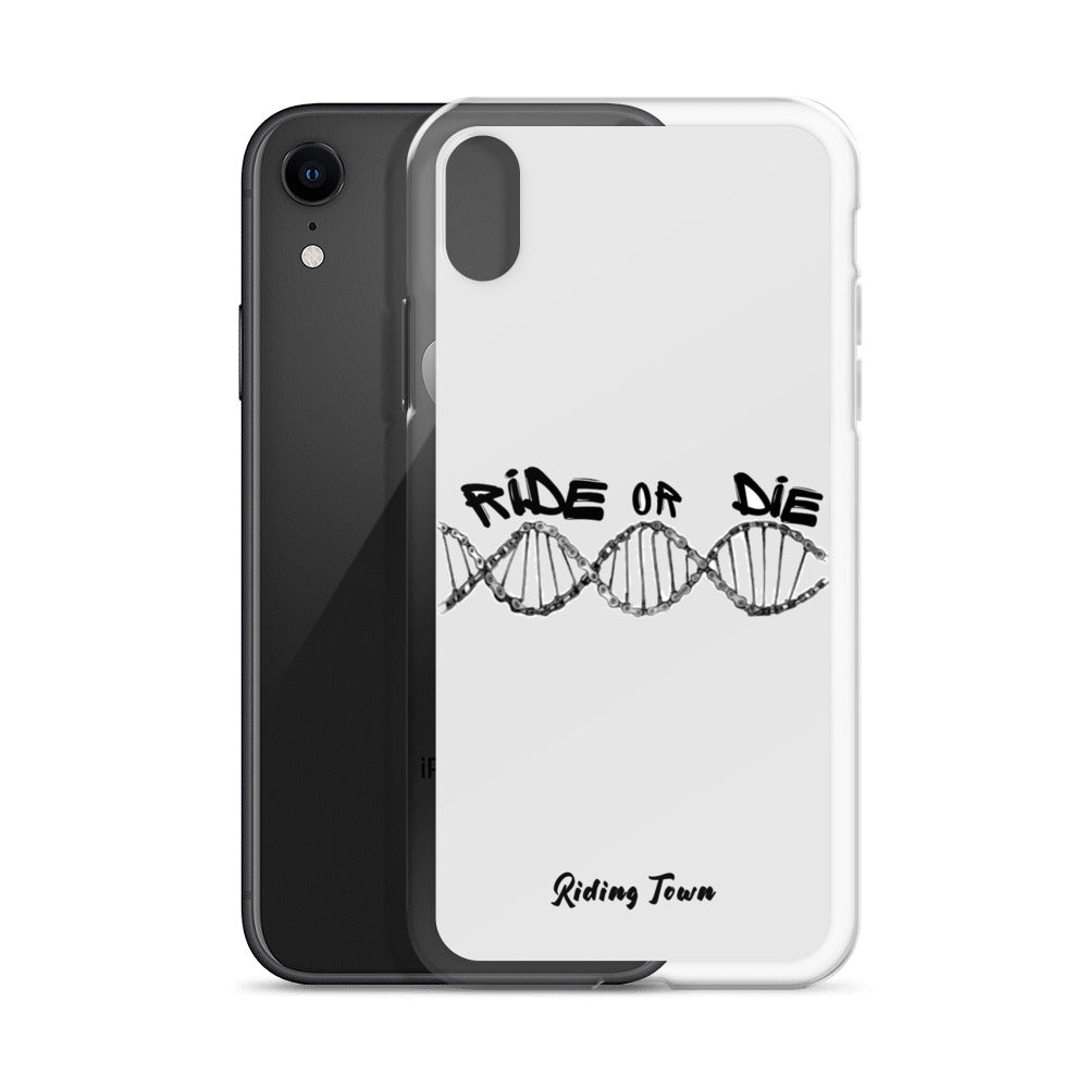 Coque iPhone® - ADN - Blanche - Riding Town