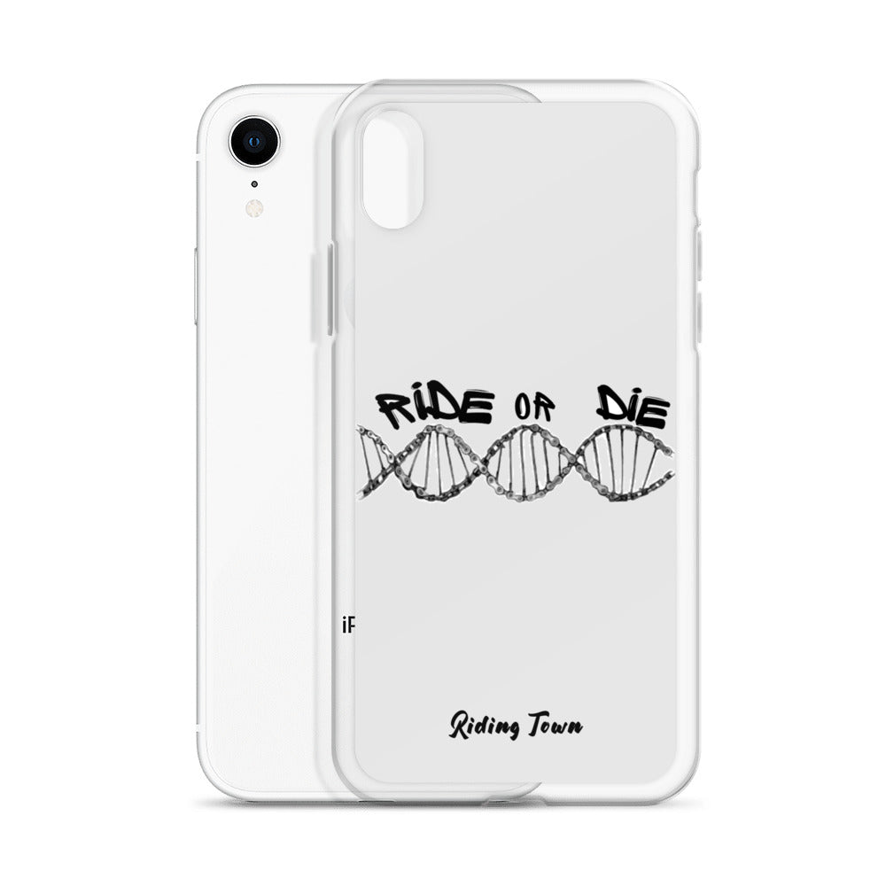 Coque iPhone® - ADN - Blanche - Riding Town