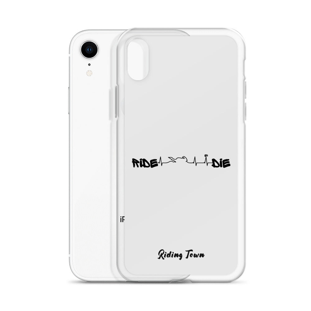 Coque iPhone® - HEARTBEAT - Blanche - Riding Town