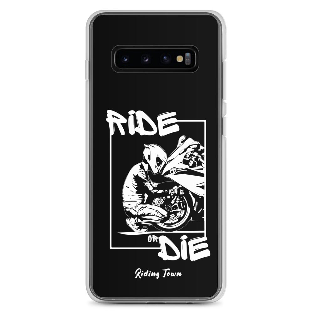 Coque Samsung® - BIKERBOY - Noire - Riding Town