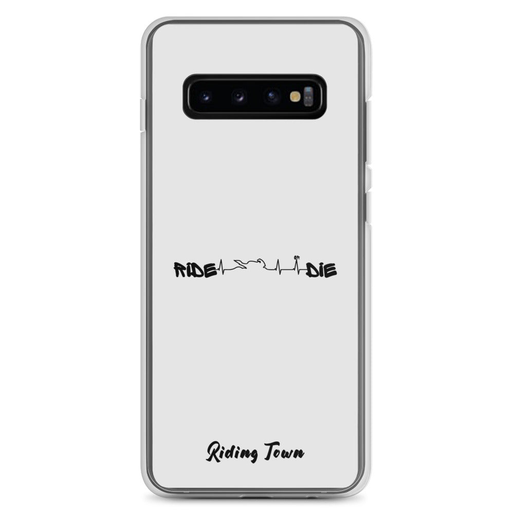 Coque Samsung® - HEARTBEAT - Blanche - Riding Town