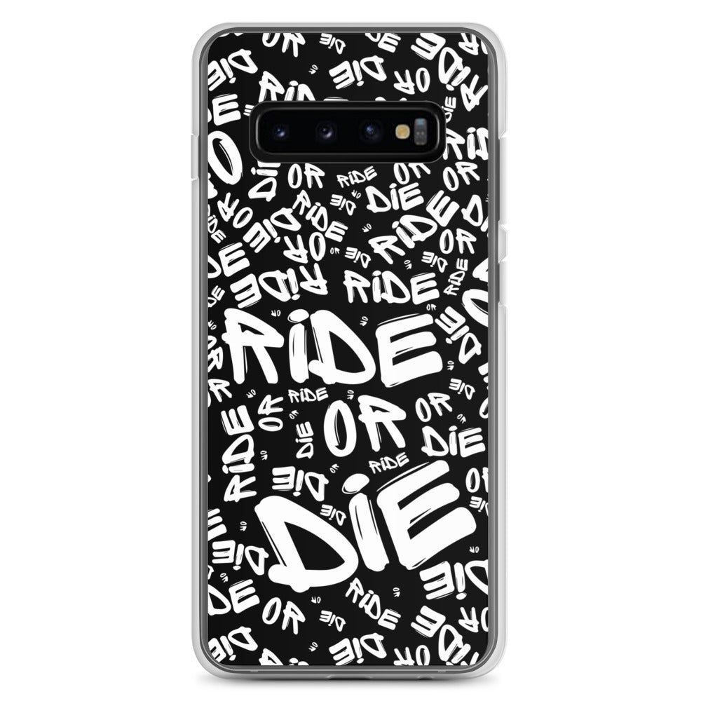 Coque Samsung® - RIDE OR DIE - Noire - Riding Town