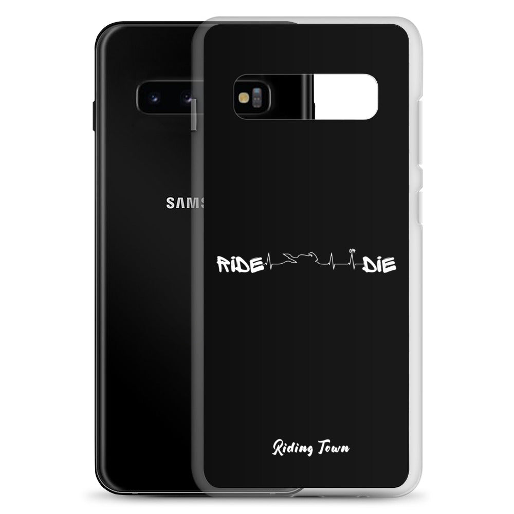 Coque Samsung® - HEARTBEAT - Noire - Riding Town