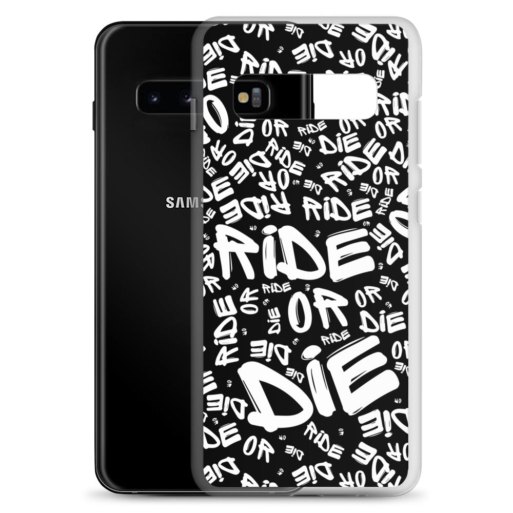 Coque Samsung® - RIDE OR DIE - Noire - Riding Town