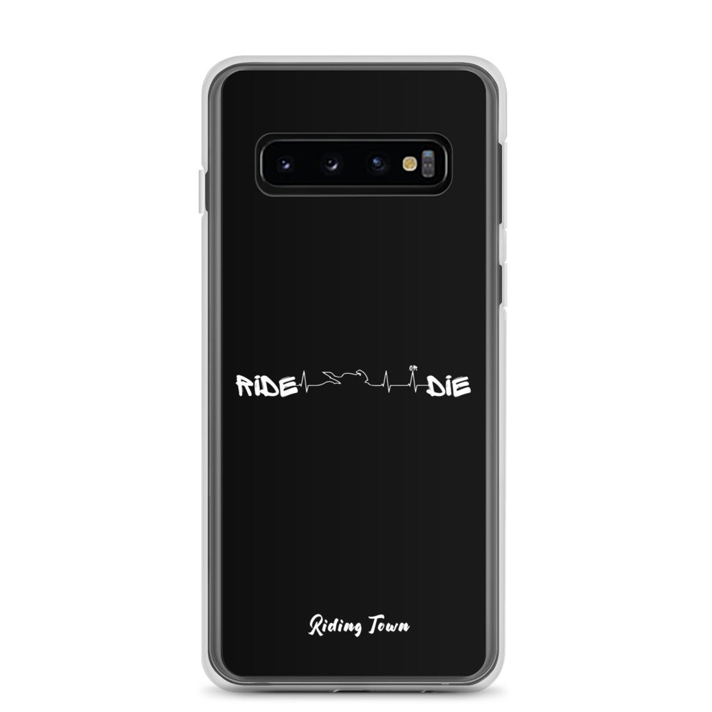 Coque Samsung® - HEARTBEAT - Noire - Riding Town