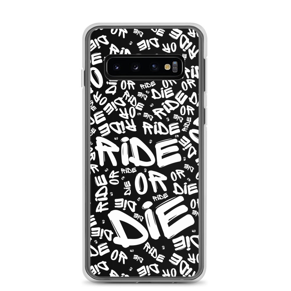 Coque Samsung® - RIDE OR DIE - Noire - Riding Town