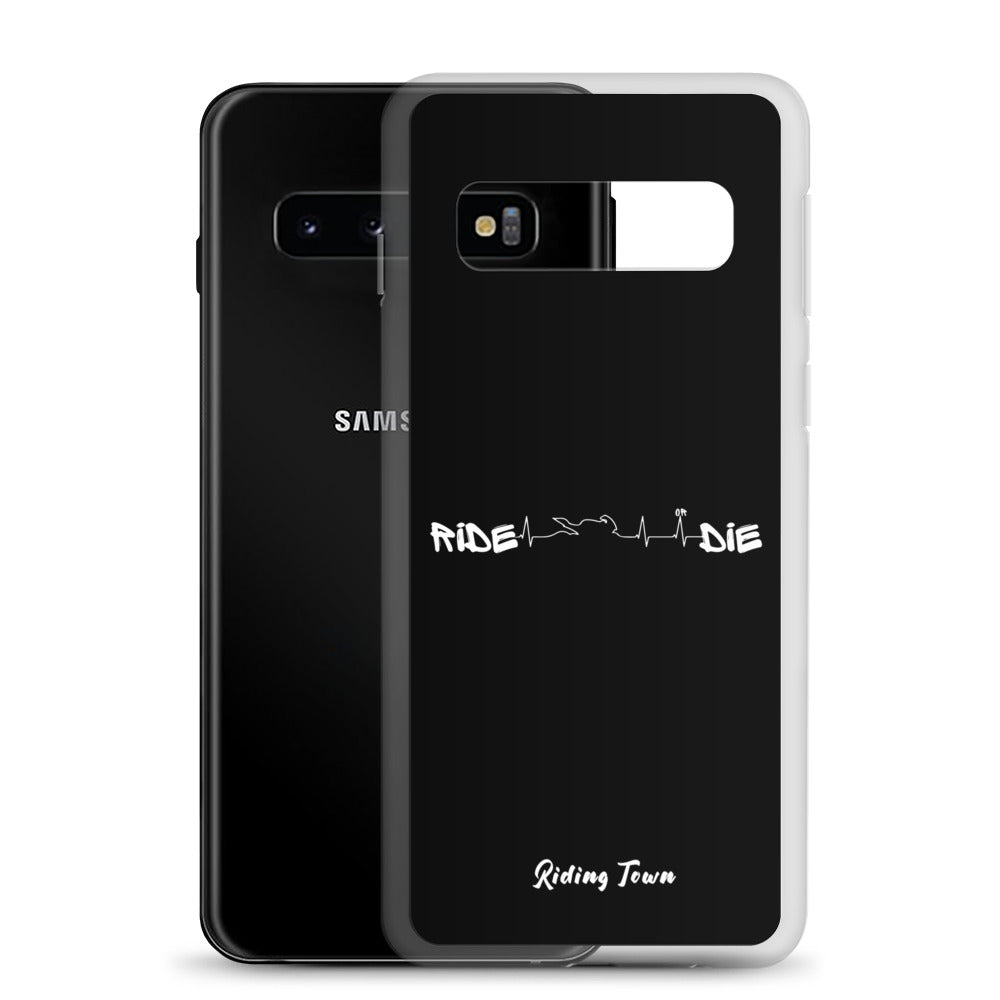 Coque Samsung® - HEARTBEAT - Noire - Riding Town