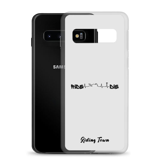 Coque Samsung® - HEARTBEAT - Blanche - Riding Town