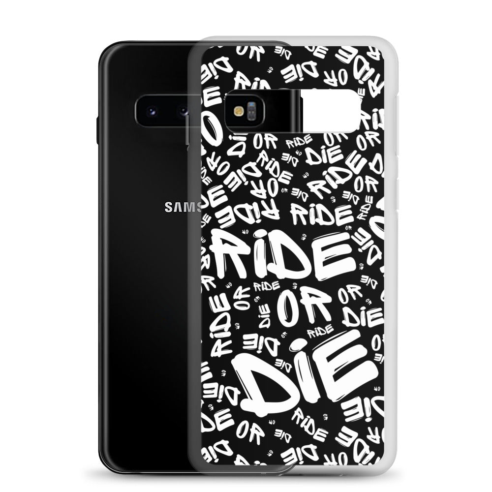 Coque Samsung® - RIDE OR DIE - Noire - Riding Town