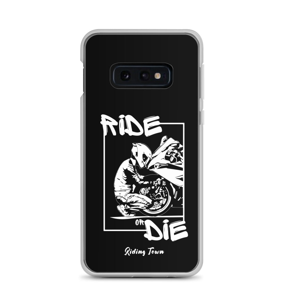 Coque Samsung® - BIKERBOY - Noire - Riding Town