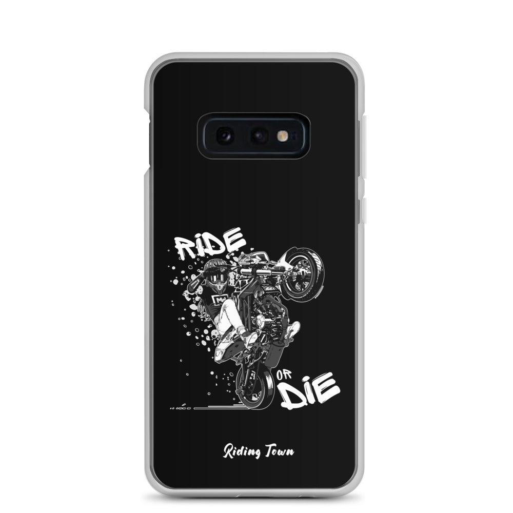 Coque Samsung® - SUPERMOTGIRL - Noire - Riding Town