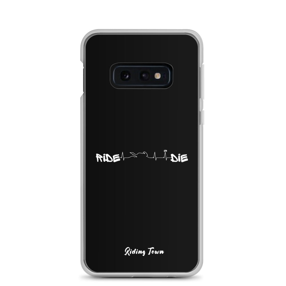 Coque Samsung® - HEARTBEAT - Noire - Riding Town