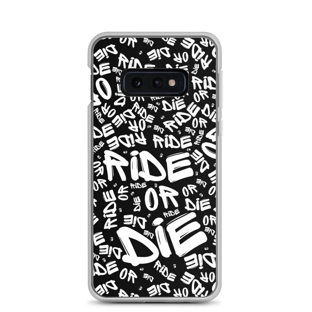 Coque Samsung® - RIDE OR DIE - Noire - Riding Town