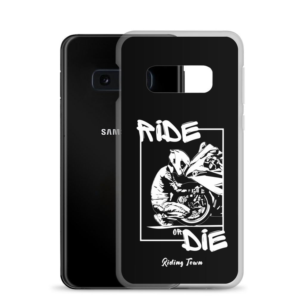 Coque Samsung® - BIKERBOY - Noire - Riding Town