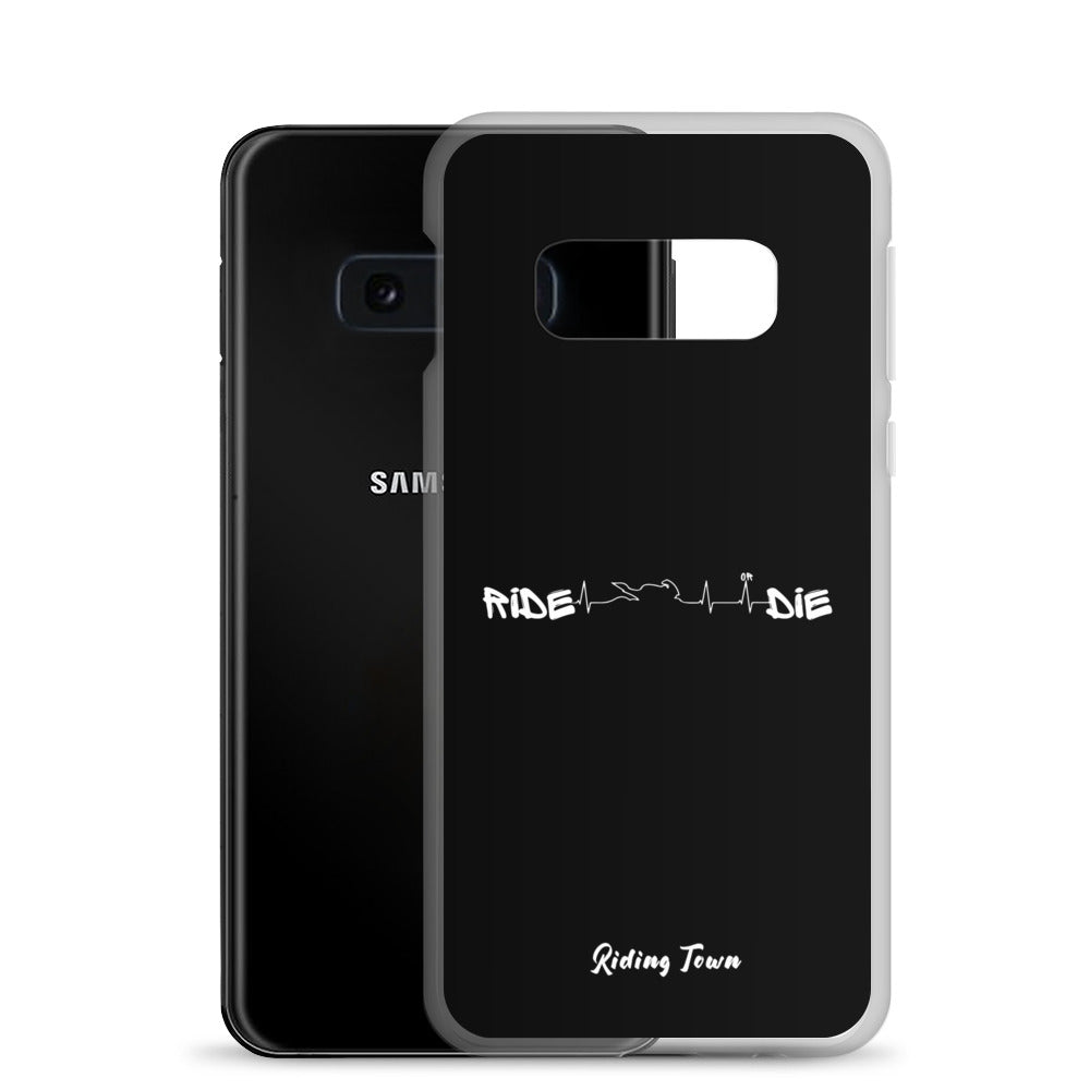 Coque Samsung® - HEARTBEAT - Noire - Riding Town