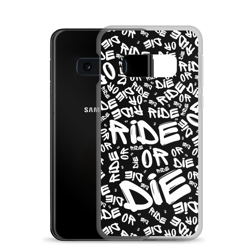 Coque Samsung® - RIDE OR DIE - Noire - Riding Town