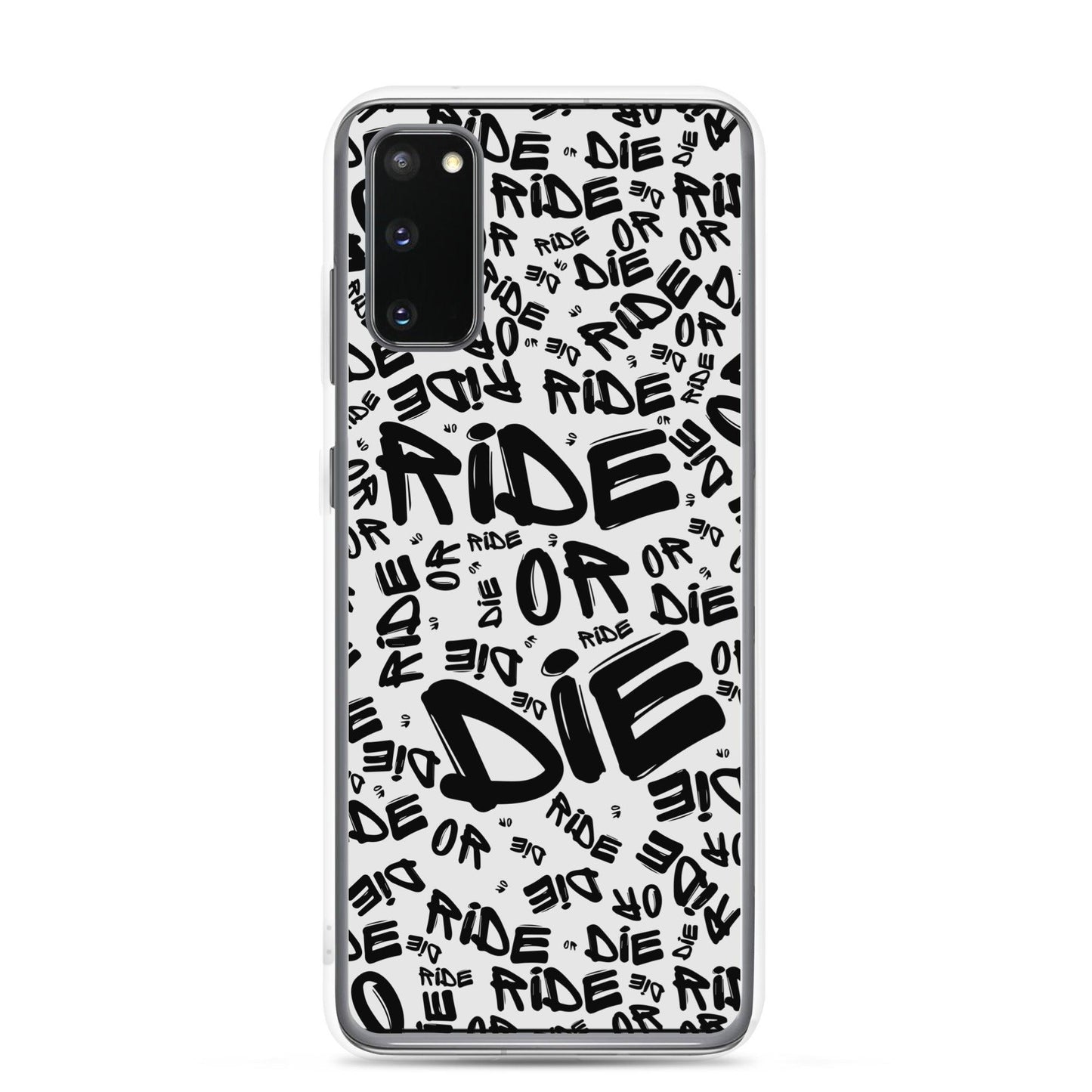 Coque Samsung® - RIDE OR DIE - Blanche - Riding Town