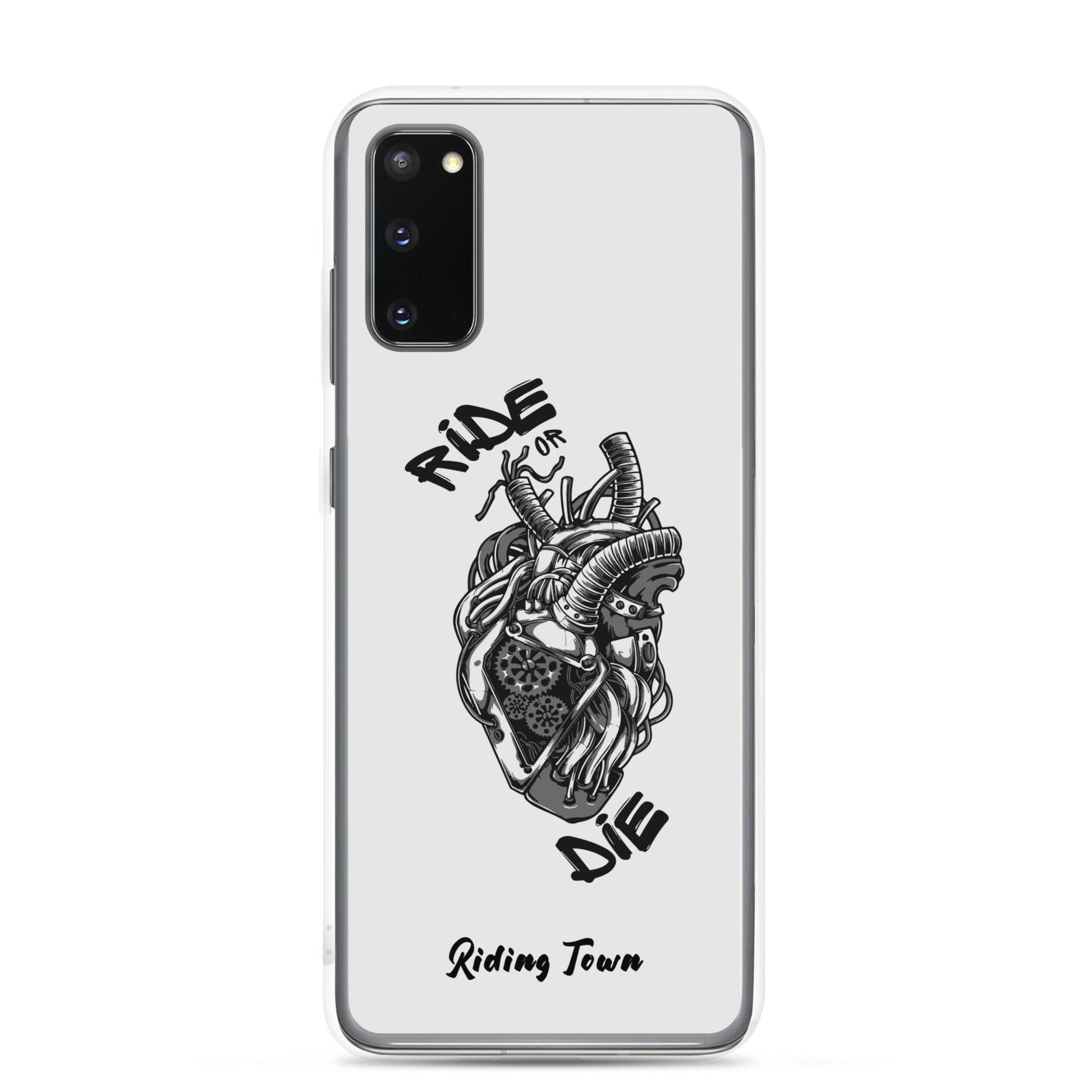 Coque Samsung® - MACHINEHEART - Blanche - Riding Town